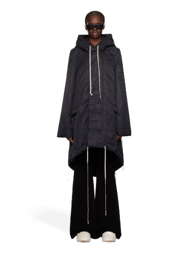 Пальто Rick Owens DRKSHDW Fishtail Coat чорний | DS02C5900 BR