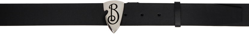 Ремені Burberry Burberry Leather B Shield Belt чорний | 8103791