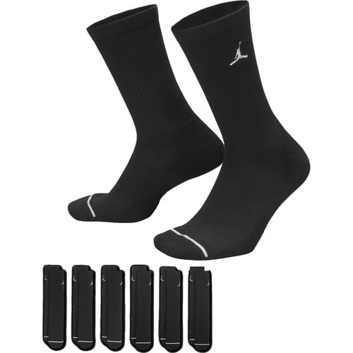 Шкарпетки Nike Cush Player Crew 6 Pack Socks чорний | HV6228