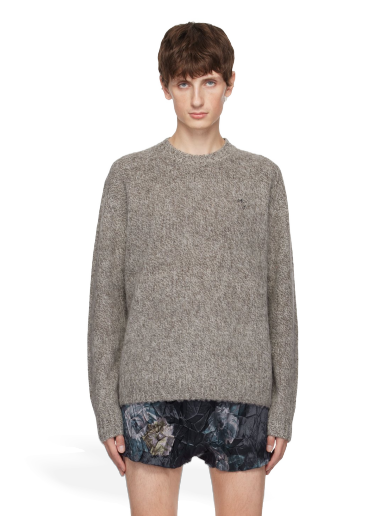 Cветр Acne Studios Embroidered Сірий | B60298-