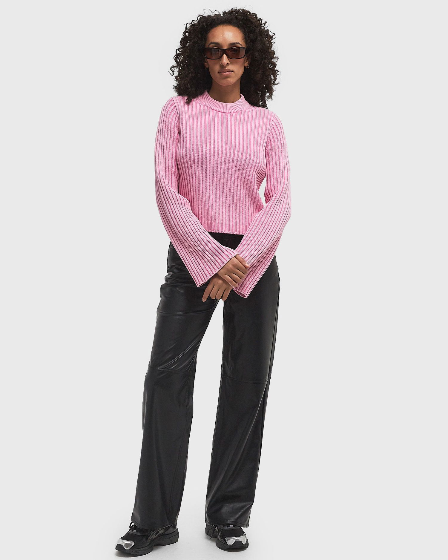 Cветр envii Envii ENALMA Knitted Pullover Sweater, Size L Рожевий | E24400080-WASHED_FUCHSIA, 1