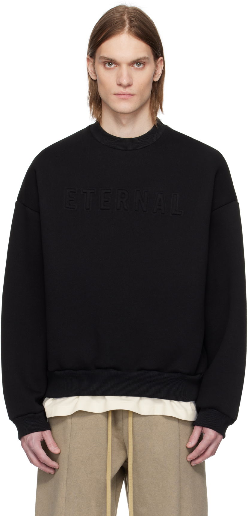 Світшоти Fear of God Fear of God 'Eternal' Fleece Sweatshirt чорний | FGE250-5141FLC
