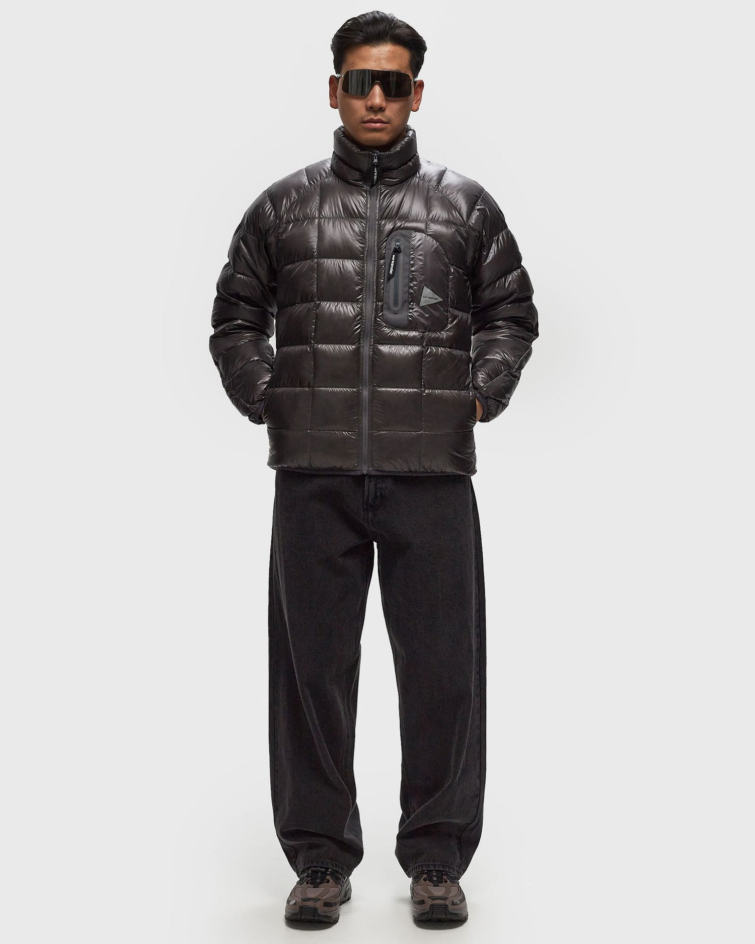 Пуховик and wander Diamond Stitch Down Jacket чорний | 5744231106-020, 1