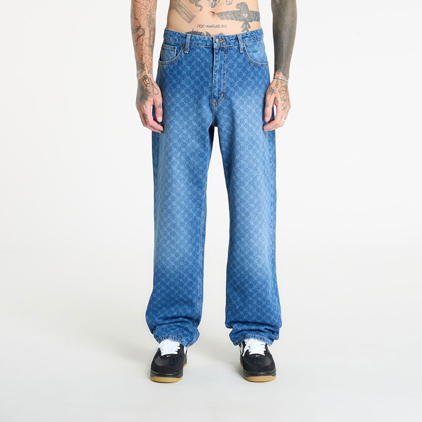 Джинси DAILY PAPER Daily Paper Amba Monogram Jeans Синій | 2411167