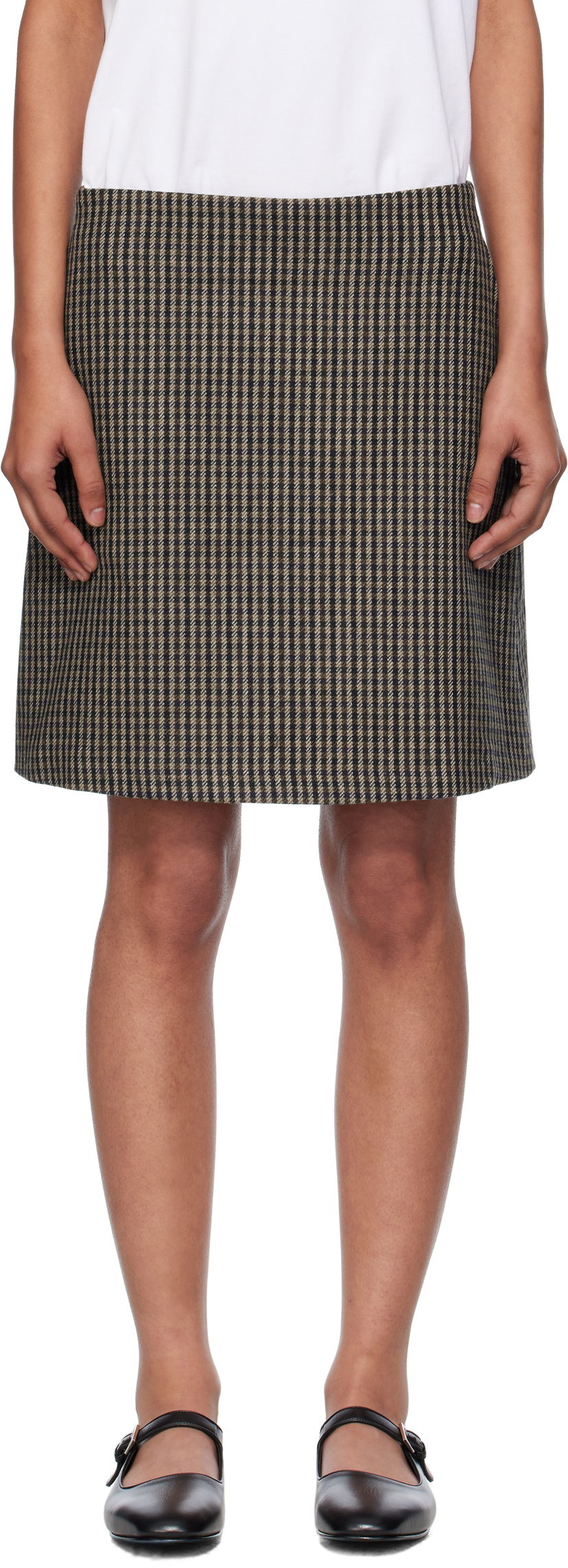 Спідниця A.P.C. A.P.C. Adelma Gingham Mini Skirt Різнокольоровий | WOASP-F06456