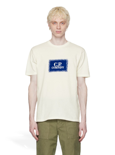 Футболка C.P. Company Crewneck T-Shirt білий | 14CMTS351A-005431H