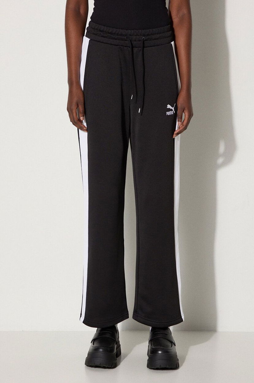 Спортивні штани Puma Iconic T7 Straight Leg Track Pants чорний | 627996