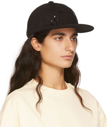 Кепка We11done Sequin Baseball Cap чорний | WD-AH1-22-404-U-BK, 1