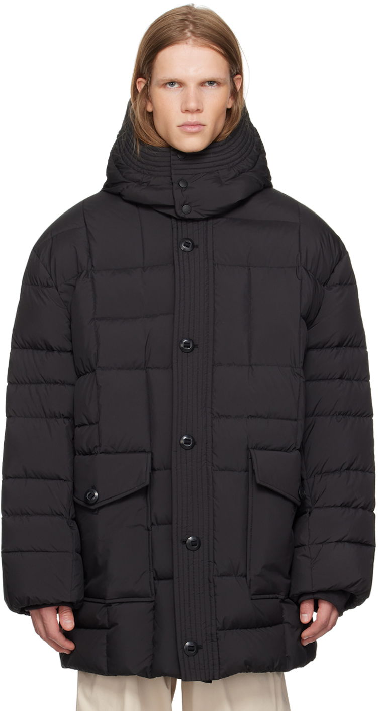 Куртка KENZO Black Paris Weave Jacket чорний | FE65OU3129NL
