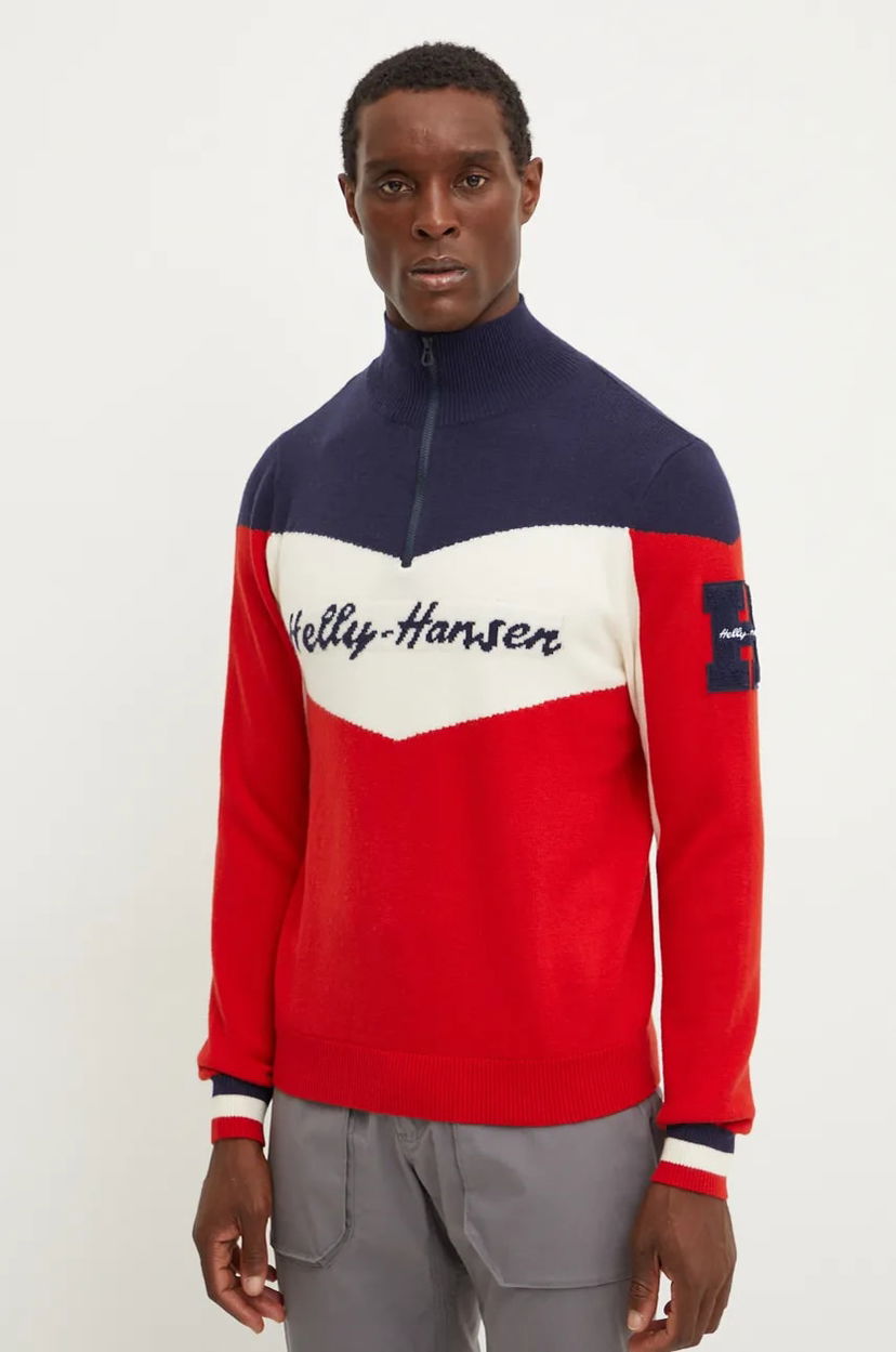 Cветр Helly Hansen Helly Hansen Apres Half Zip Sweater Червоний | 66025