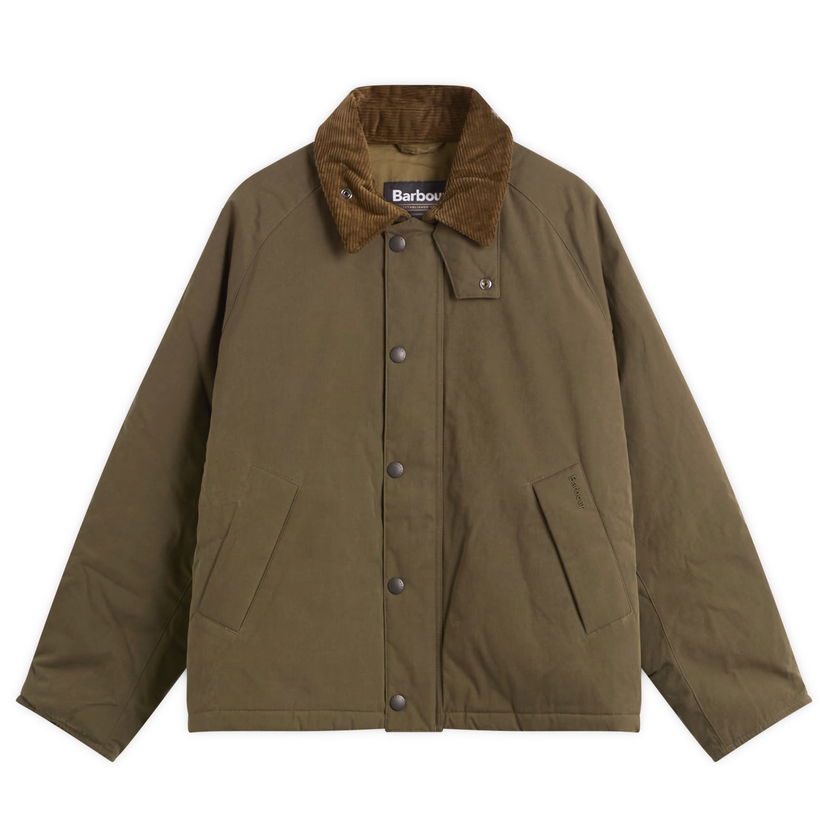 Куртка Barbour Men's Padded Transport Jacket, Size 38 Зелений | MCA1065OL51