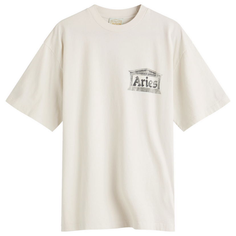 Футболка Aries Aged Ancient Temple Graphic Tee, Size Large бежевий | AR60031-OWT
