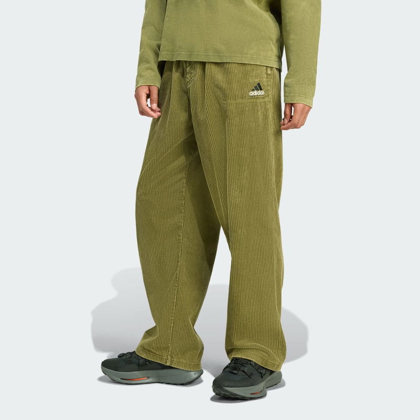 Штани adidas Performance Equipment Corduroy Pants Зелений | JX1468