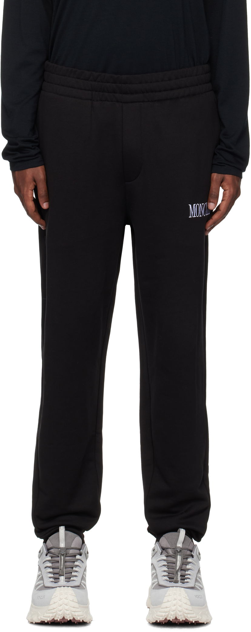 Спортивні штани Moncler Logo Sweatpants чорний | J20918H00012809KR