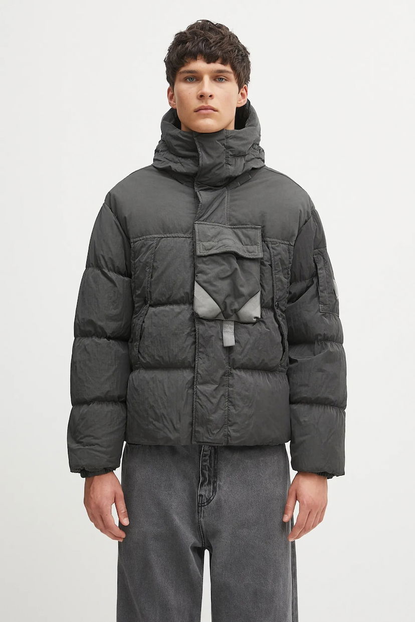 Пуховик C.P. Company C.P. Company Hooded Puffer Jacket Сірий | 19CMOW013A006369M