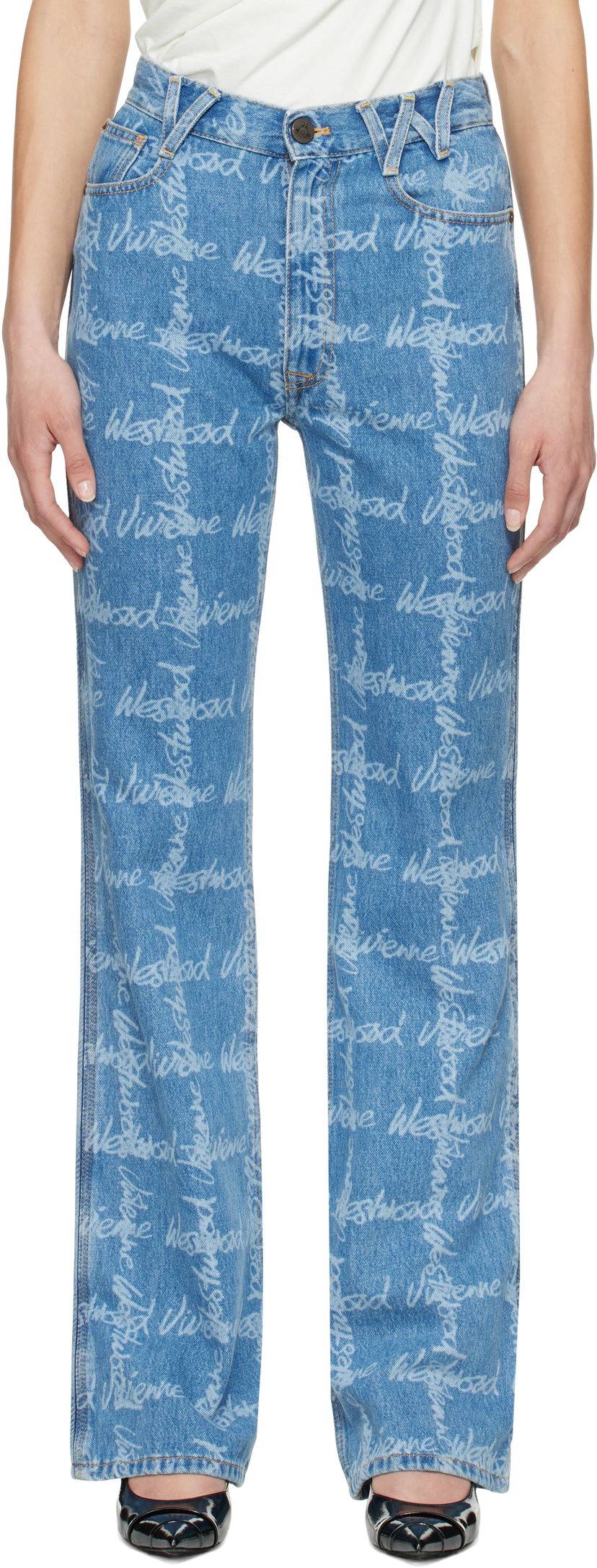 Джинси Vivienne Westwood Vivienne Westwood Ray 5 Pocket Jeans Синій | 1902002B-W014I-