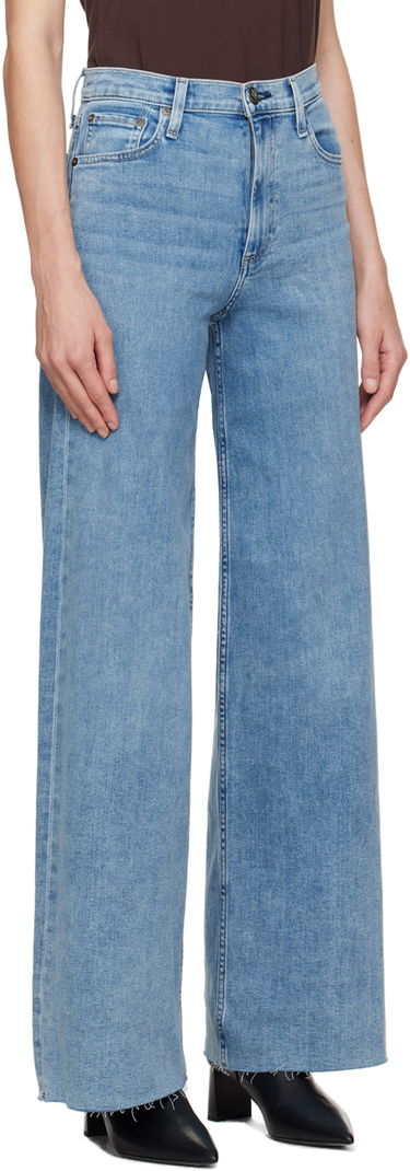 Джинси rag & bone Rag & Bone Sofie Wide-Leg Jeans Синій | WDD24S2952CLOT, 1