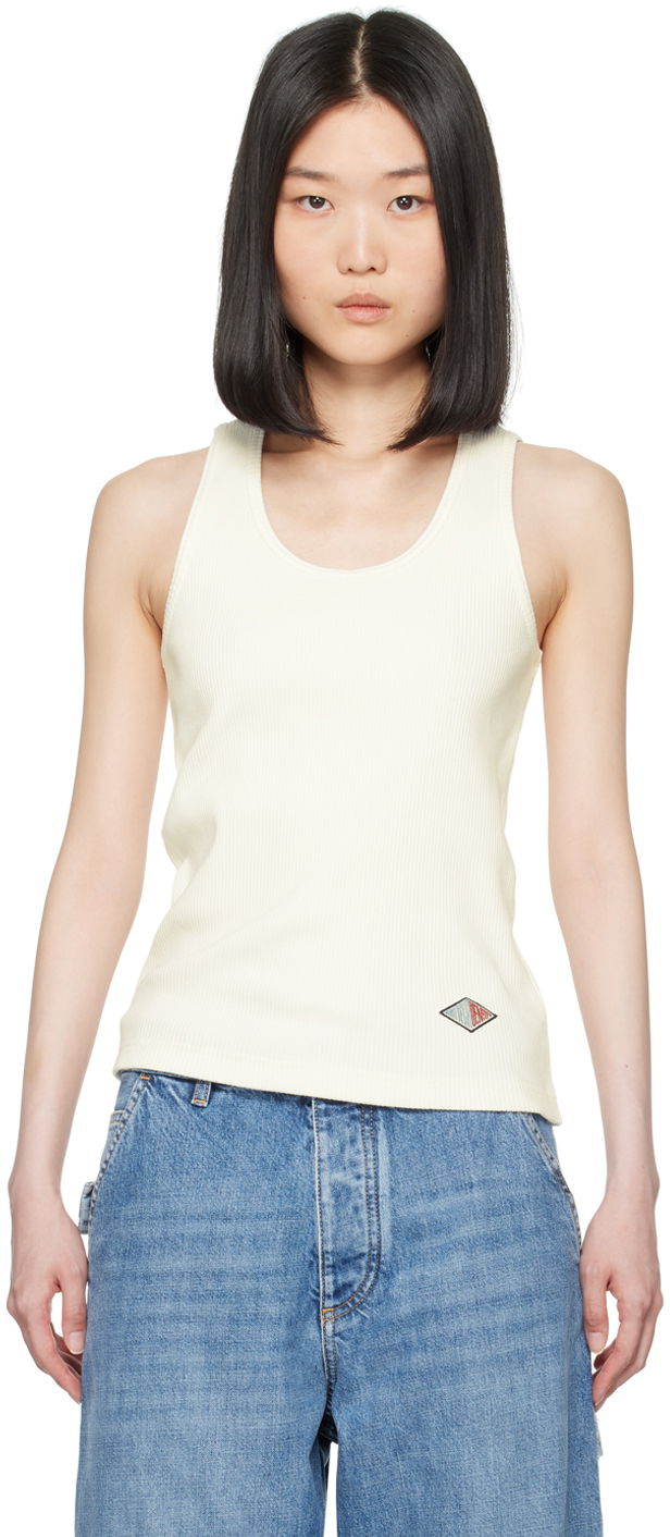 Безрукавка Bottega Veneta Rib Tank Top білий | 799592 V3Z60