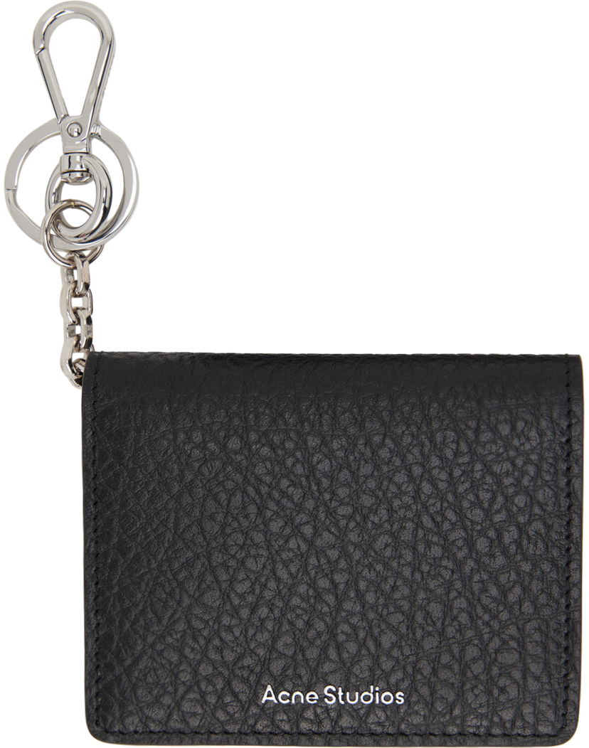 Гаманець Acne Studios Folded Leather Wallet чорний | CG0246-