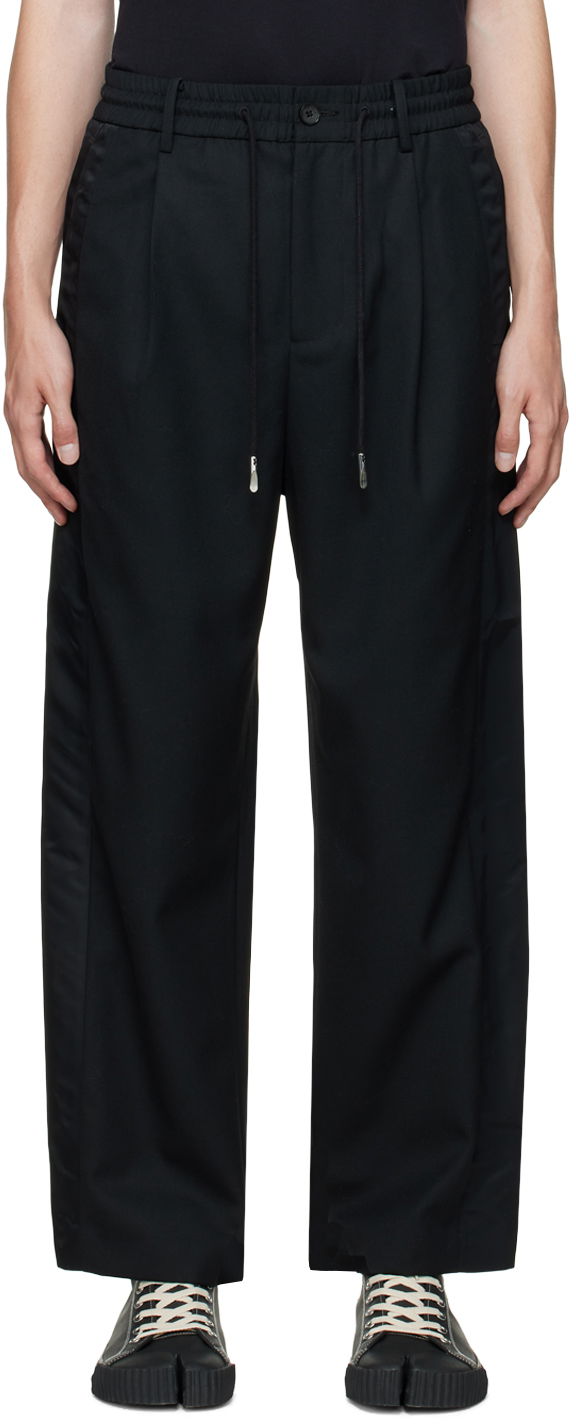 Штани Feng Chen Wang Feng Chen Wang Paneled Trousers чорний | FMF14TR02