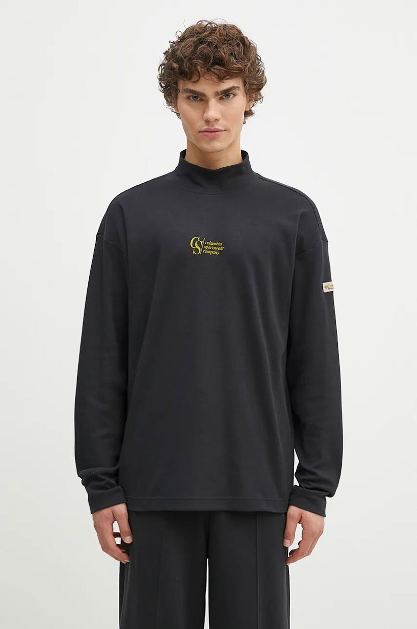 Футболка Columbia Wallowa Long Sleeve T-Shirt With Print чорний | 2090861