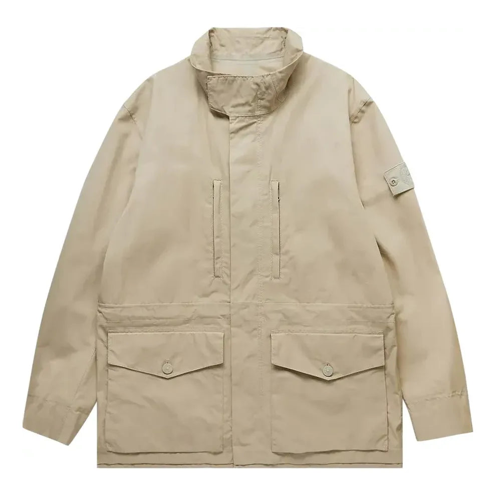 Вітровка Stone Island Ghost Piece O-Ventile Jacket бежевий | 7815412F1-V0090, 0