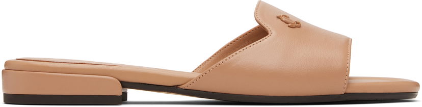 Кросівки та взуття Jimmy Choo Jimmy Choo Dina Flat Sandals бежевий | DINA FLAT