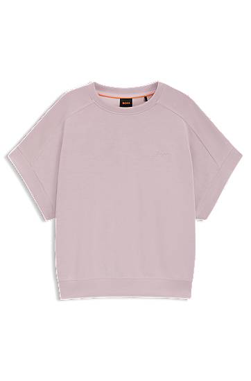 Cветр BOSS Regular Fit T-Shirt with Logo Рожевий | 50543499