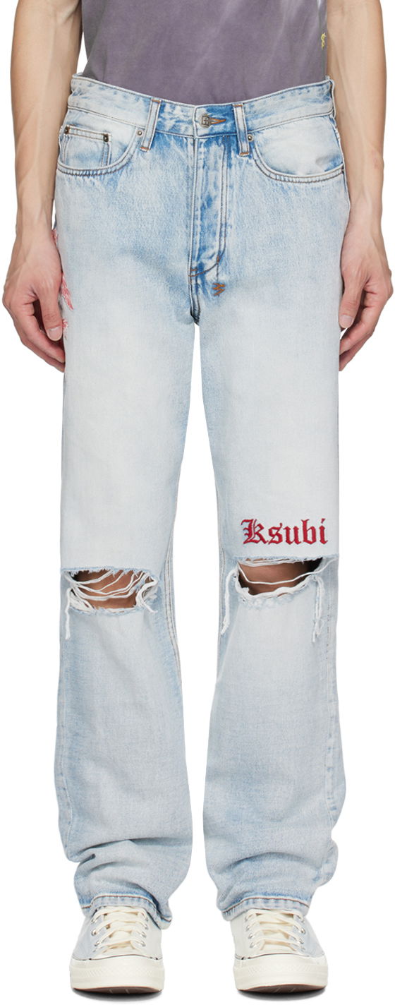 Джинси Ksubi Anti K Jeans Синій | MPF23DJ003