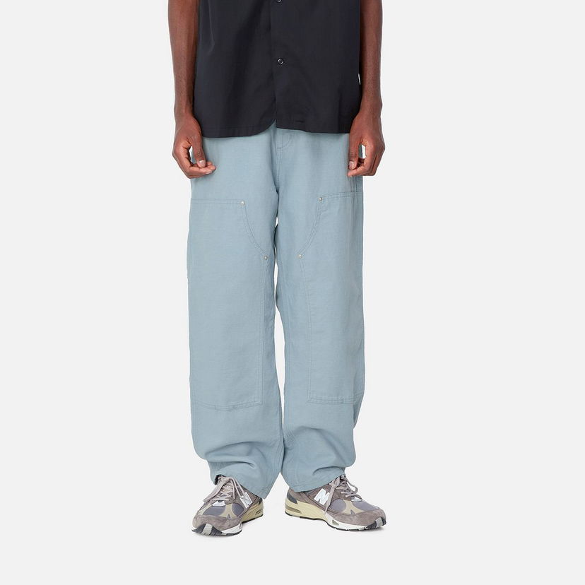 Штани карго Carhartt WIP Double Knee Relaxed Fit Work Pants Синій | I033580_9
