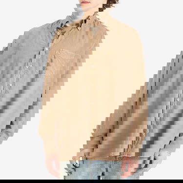 Сорочка OUR LEGACY Our Legacy Borrowed Button Down Shirt, Size Small бежевий | M4232BBPV, 2