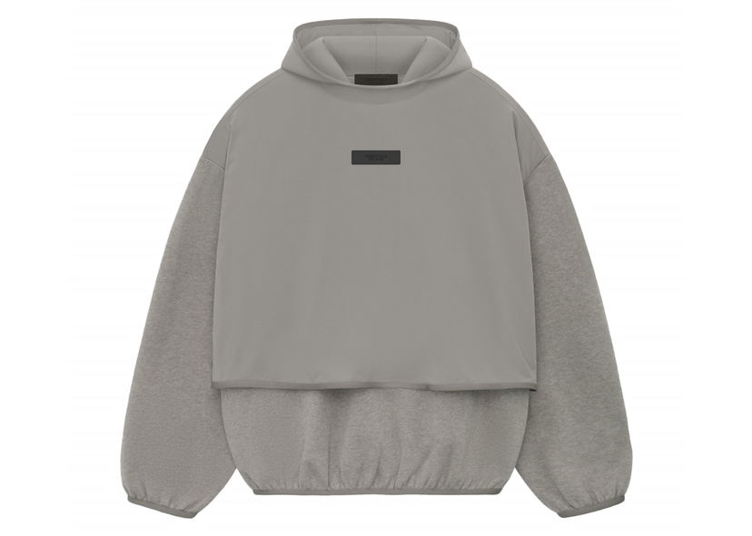 Світшоти Fear of God Core Collection Nylon Fleece Hooded Sweatshirt Dust/Heather Grey Сірий | 202SU244321F