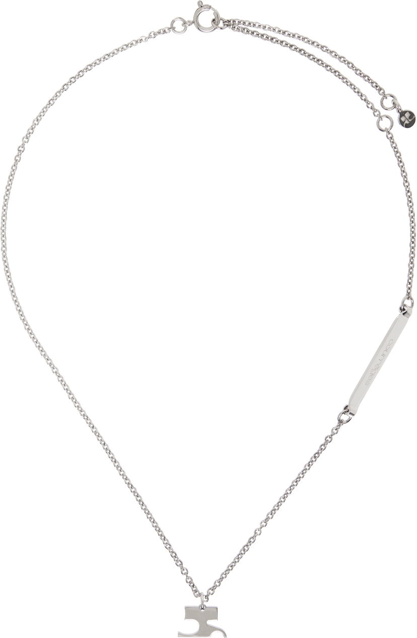 Кольє Courrèges Courrèges AC Chain Necklace Металік | 125BCO034LA0001