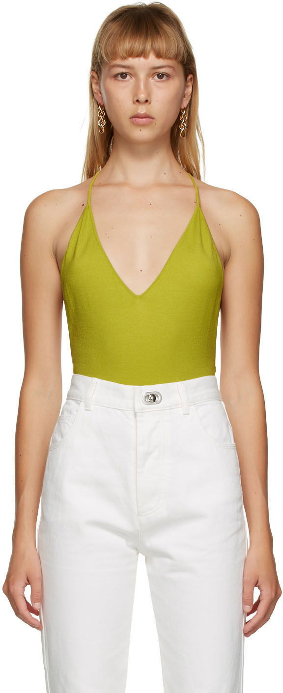 Боді Bottega Veneta Green Cashmere Bodysuit Зелений | 638604 V07L0