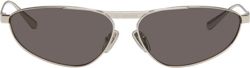 Сонцезахисні окуляри Balenciaga Balenciaga Tag 3.0 Oval Metal Sunglasses Металік | BB0417S-002