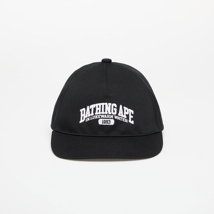 Кепка BAPE A BATHING APE Logo Cap чорний | 001CPL301309MBLK