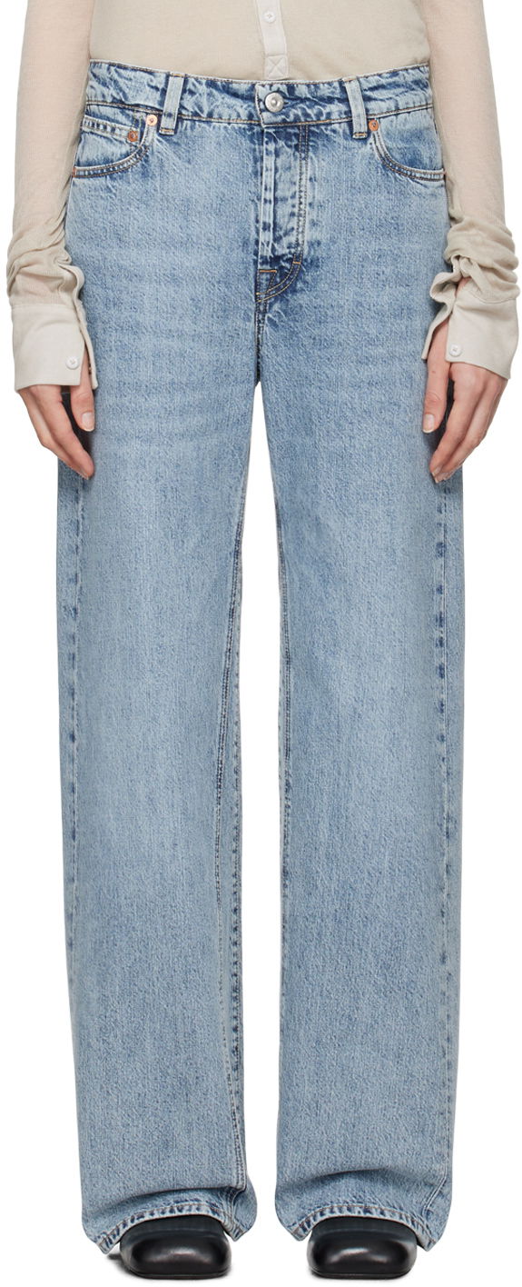 Джинси OUR LEGACY Our Legacy Treble Cut Jeans Синій | W2245RS