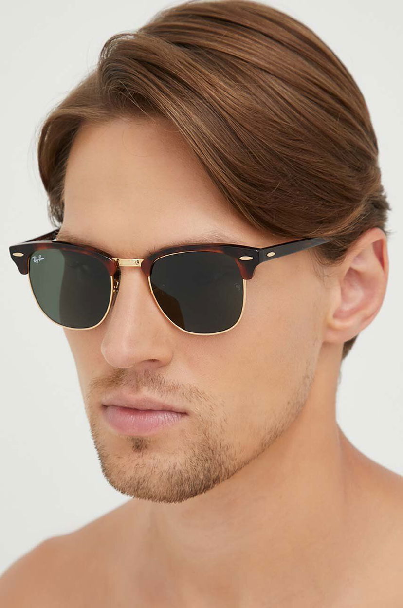 Сонцезахисні окуляри Ray-Ban Clubmaster Sunglasses Коричневий | 0RB3016.W0366