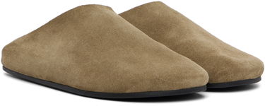 Кросівки та взуття The Row The Row Hudson Suede Slide Loafers Зелений | F1705-L302, 3