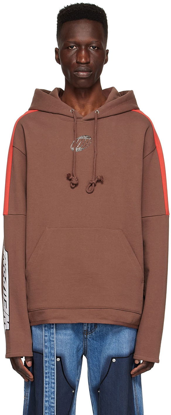 Світшоти We11done We11done Cotton Hoodie Коричневий | WD-TH1-22-556-U-BR