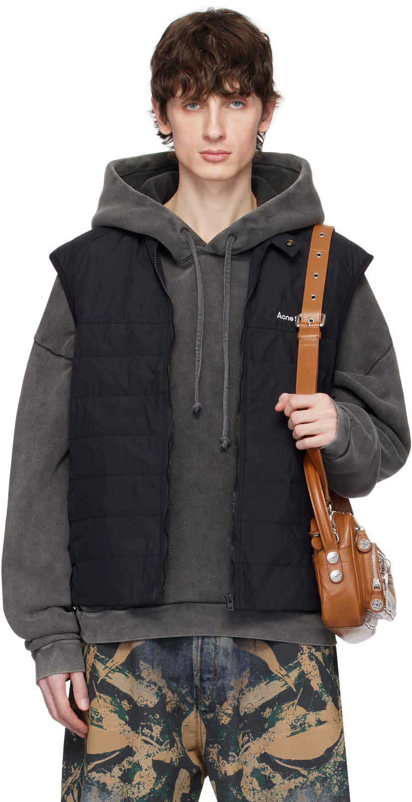 Жилет Acne Studios Acne Studios Quilted Down Vest чорний | B90804-