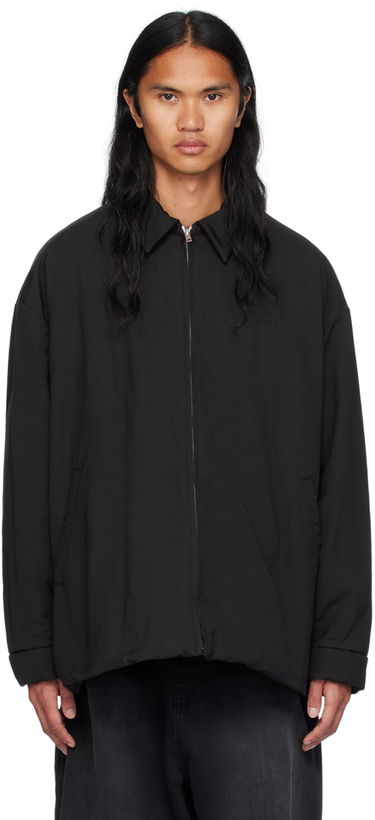 Вітровка We11done We11done Zip Jacket чорний | WD-JP2-24-064-M-BK, 0