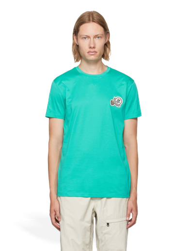 Футболка Moncler Logo T-Shirt Зелений | H20918C000268390Y