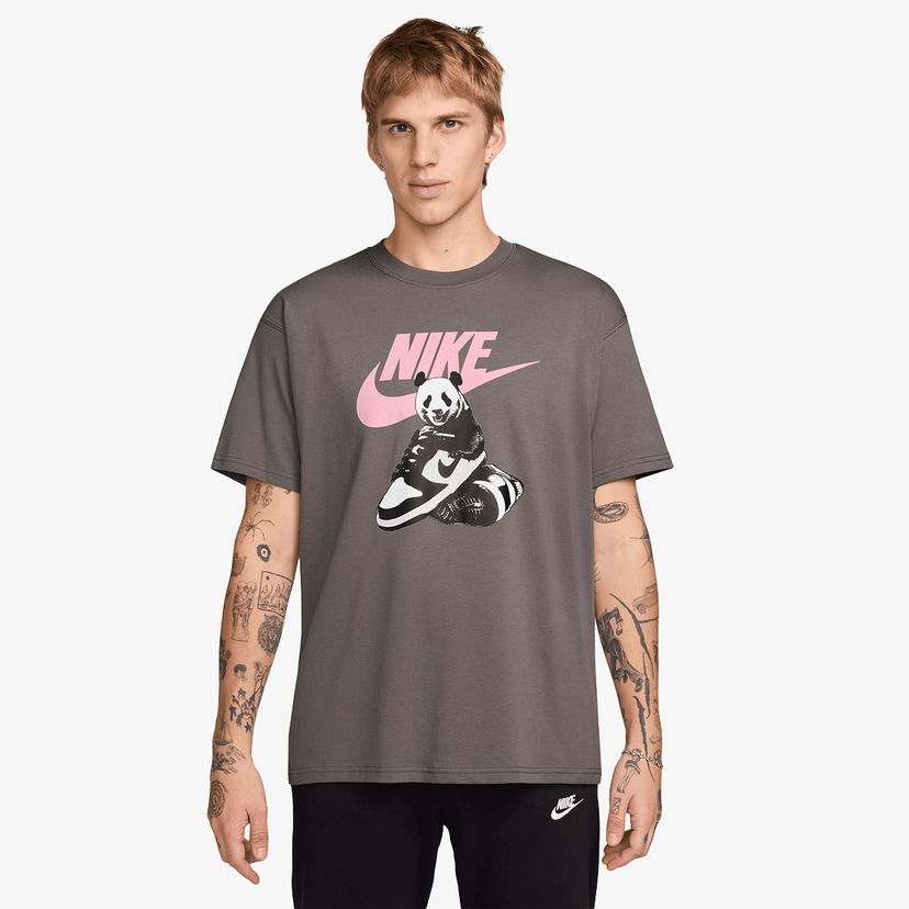 Футболка Nike Panda Member Connect T-Shirt Сірий | HQ9244-289