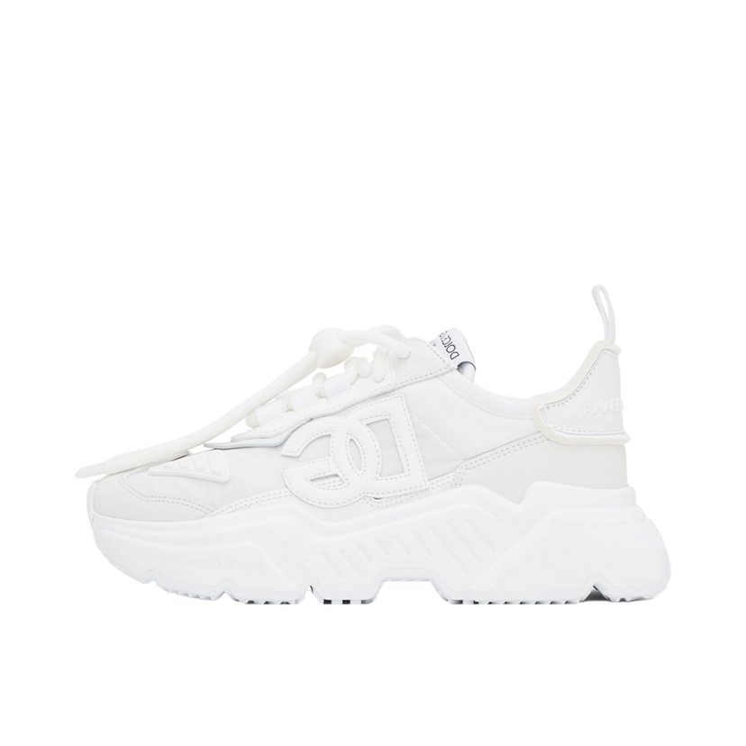 Кросівки та взуття Dolce & Gabbana White Daymaster Sneakers білий | CK1908 AG085