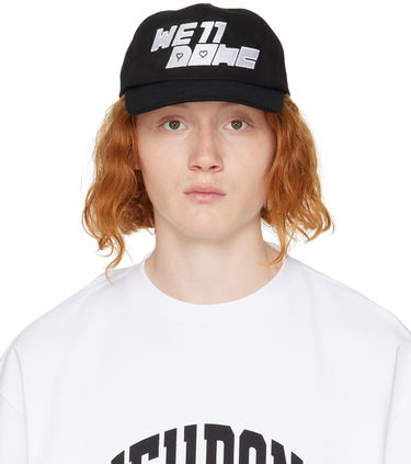 Кепка We11done We11done Square Logo Washed Cap чорний | WD-AH3-22-416-U-BK, 0