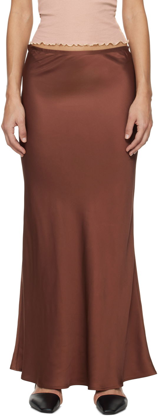 Спідниця Baserange Maxi Skirt Коричневий | SKDYF-VI-SP24