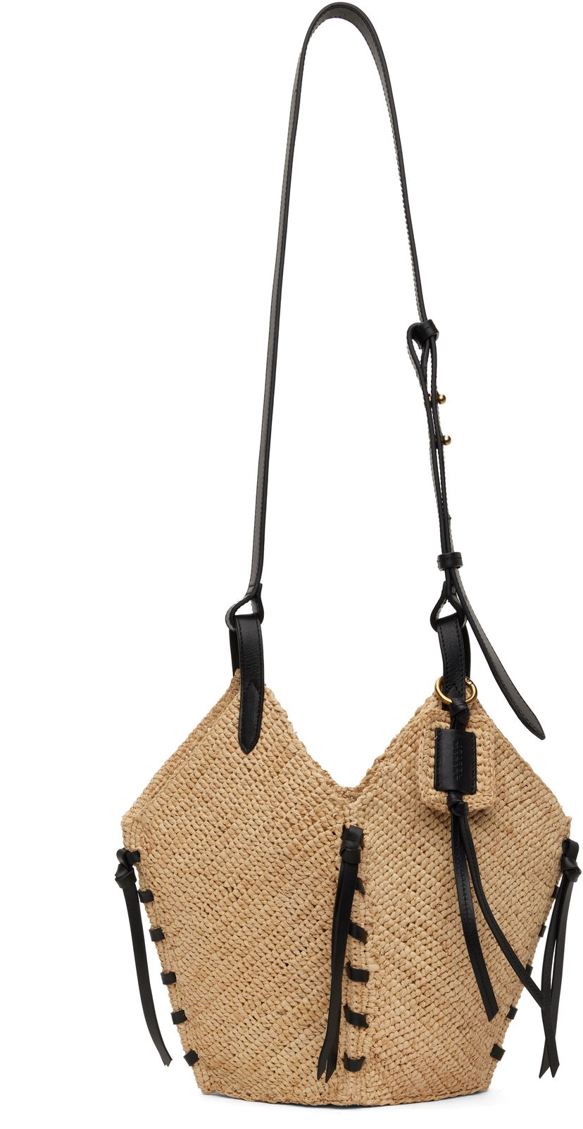 Сумочка ISABEL MARANT Isabel Marant Tampa Mini Raffia Tote бежевий | PM0067FA-C1X07M
