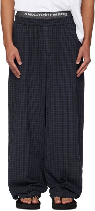 Штани Alexander Wang Alexander Wang Relaxed Trousers Синій | 6WC3254885, 0