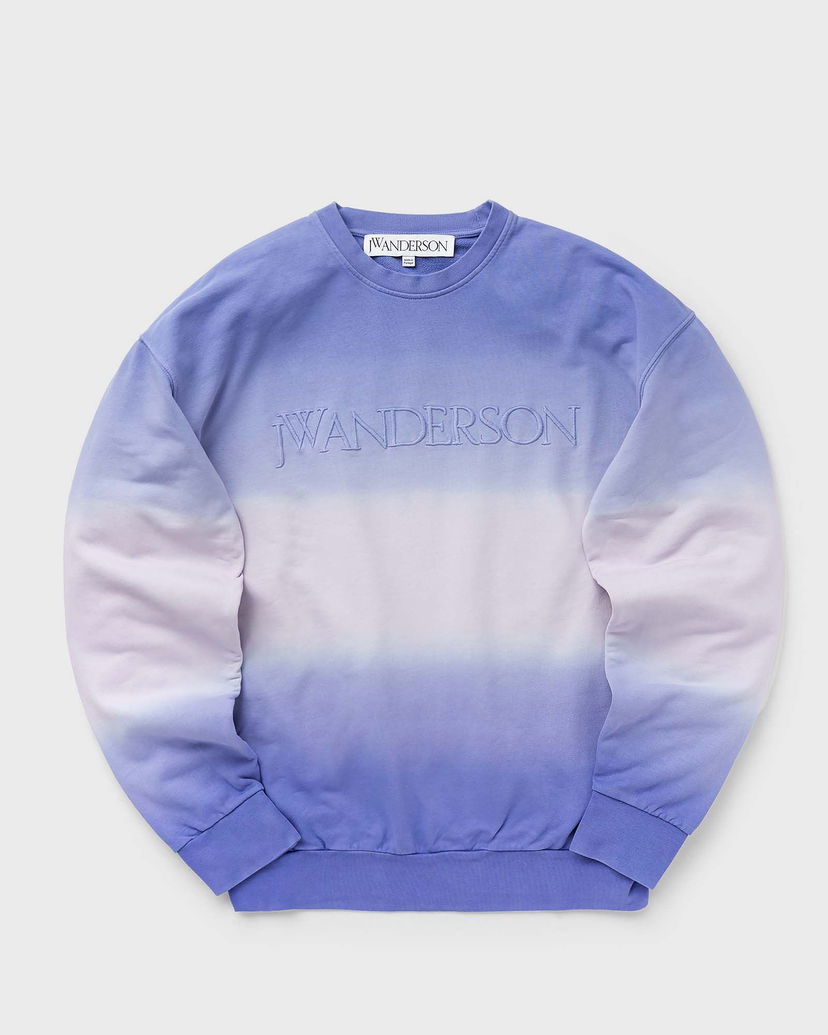 Світшоти JW Anderson LOGO EMBROIDERY GRADIENT SWEATSHIRT Синій | JW0191-PG1632-748
